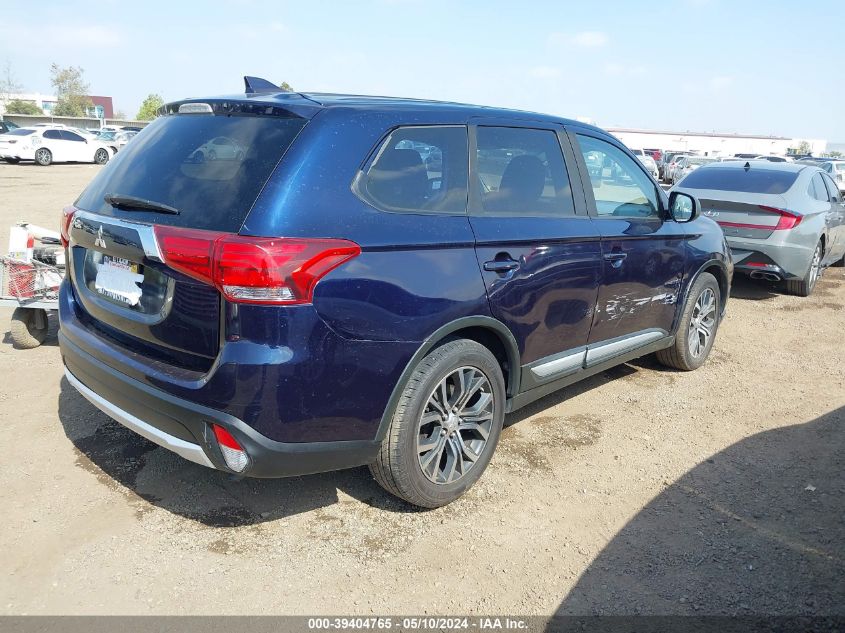 2017 Mitsubishi Outlander Es VIN: JA4AD2A38HZ027784 Lot: 39404765