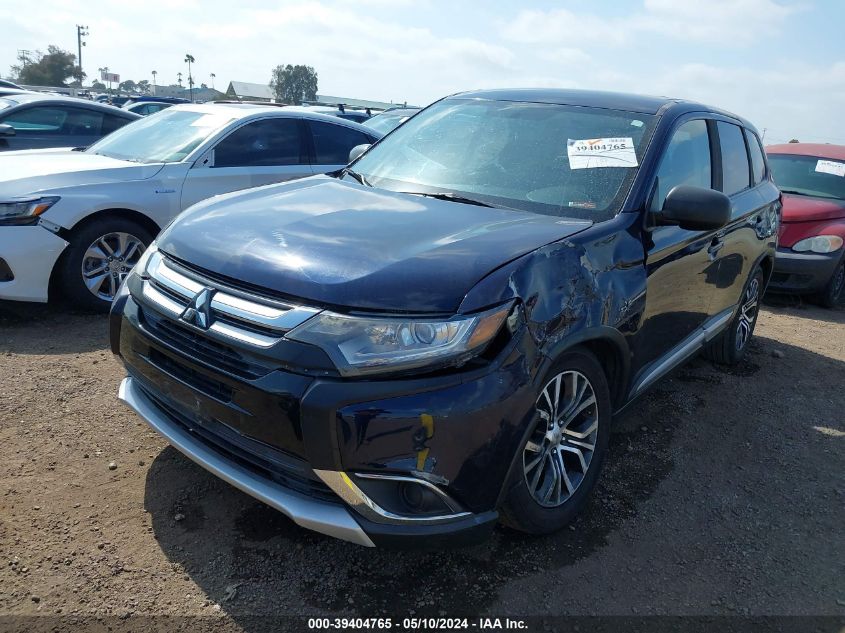 2017 Mitsubishi Outlander Es VIN: JA4AD2A38HZ027784 Lot: 39404765