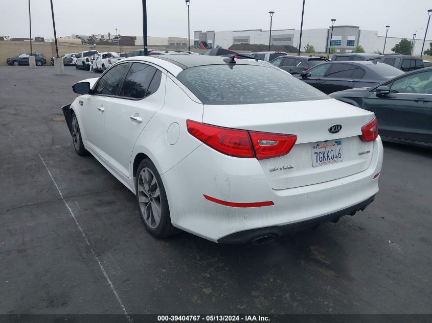 2015 Kia Optima Sx Turbo VIN: 5XXGR4A62FG377984 Lot: 39404767