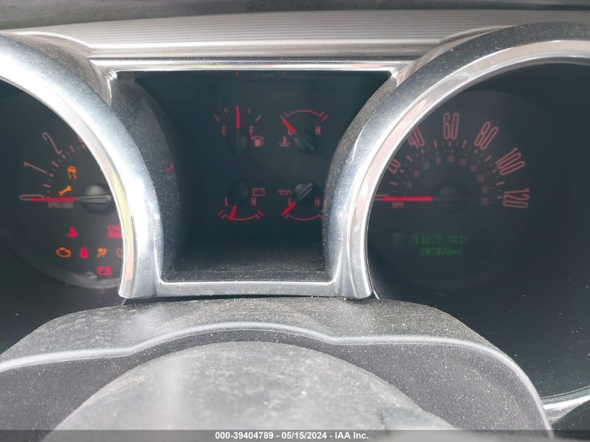 2007 Ford Mustang V6 Deluxe/V6 Premium VIN: 1ZVHT80N475364730 Lot: 39404789