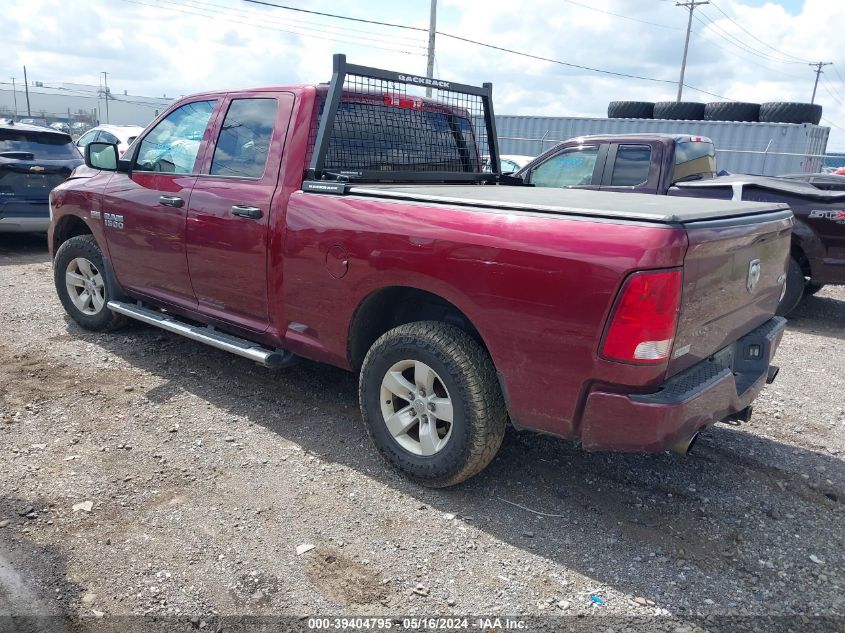 2017 Ram 1500 Express Quad Cab 4X4 6'4 Box VIN: 1C6RR7FT4HS837946 Lot: 39404795