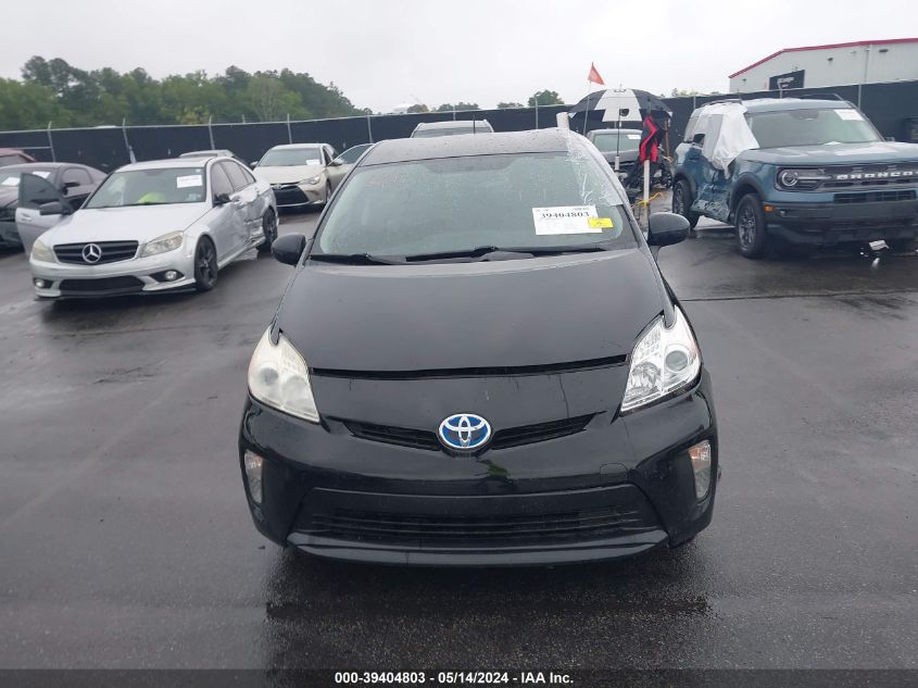 2013 Toyota Prius Three Se VIN: JTDKN3DU9D5614756 Lot: 39404803