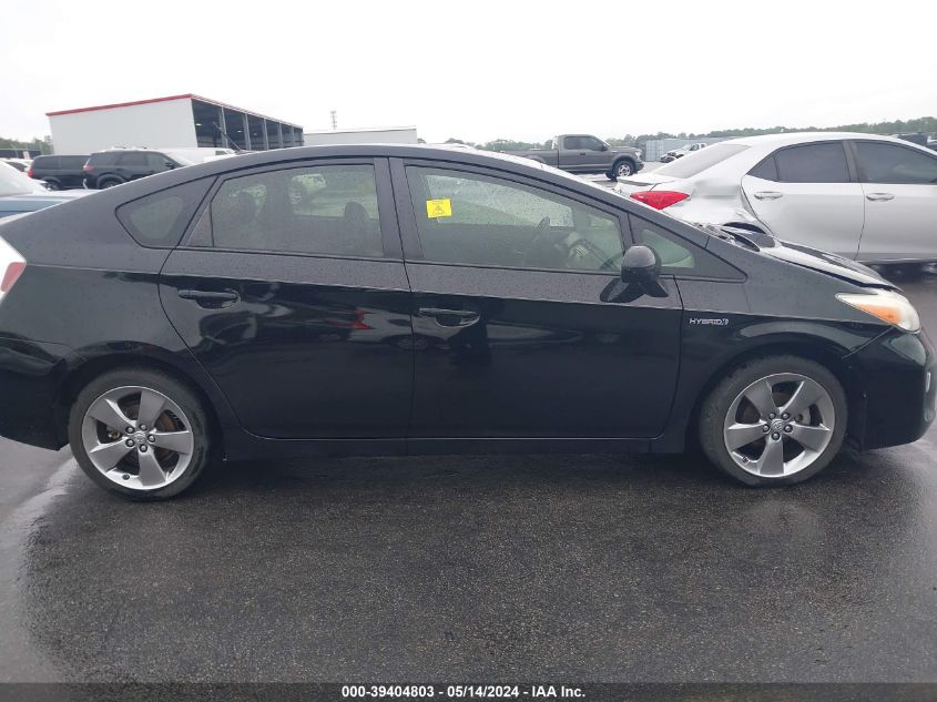 2013 Toyota Prius Three Se VIN: JTDKN3DU9D5614756 Lot: 39404803