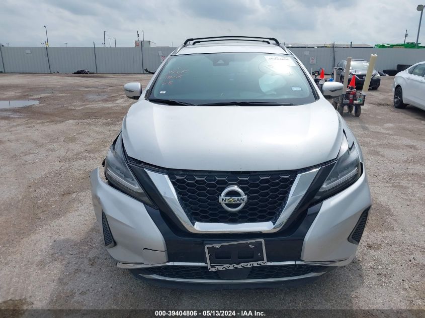 2020 Nissan Murano Sv Fwd VIN: 5N1AZ2BJ3LN118655 Lot: 39404806