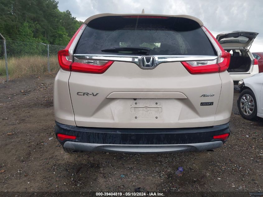 2019 Honda Cr-V Ex-L VIN: 2HKRW2H89KH612893 Lot: 39404819