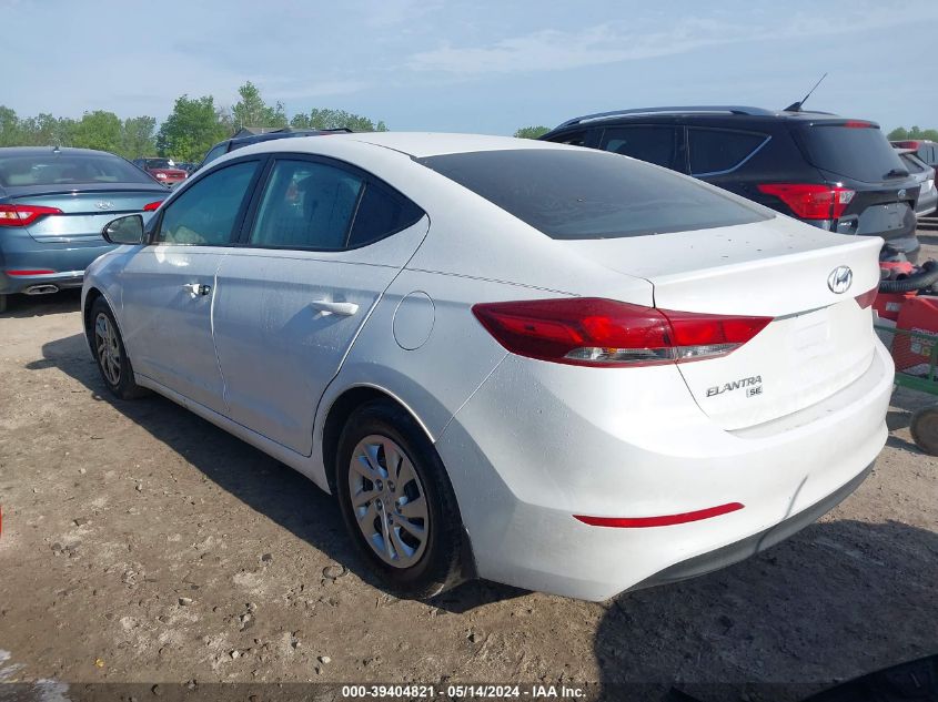 2018 HYUNDAI ELANTRA SE - 5NPD74LF3JH350196