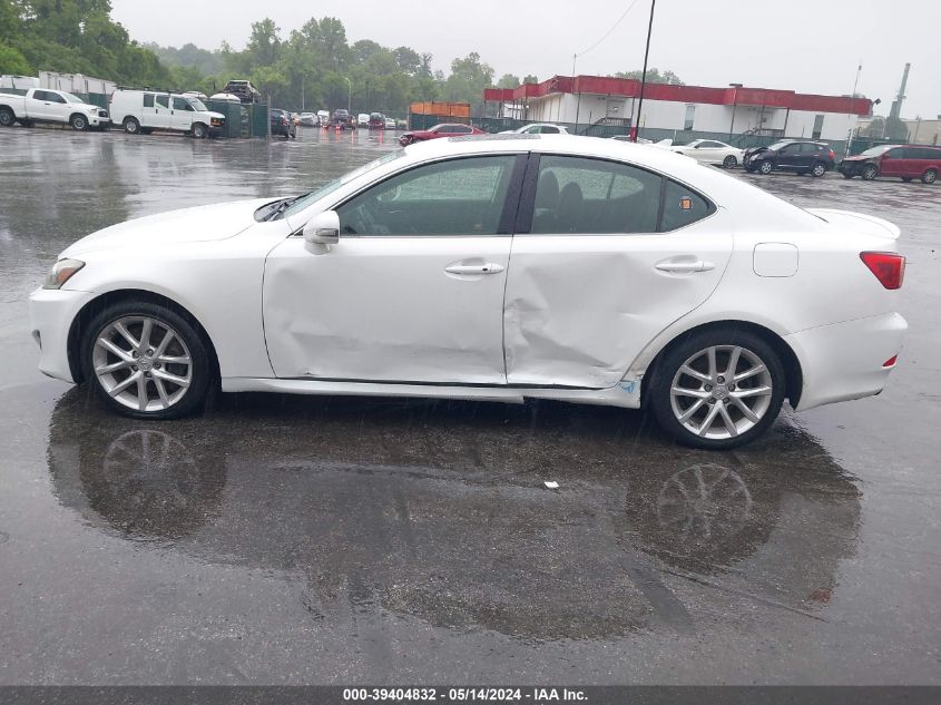 2011 Lexus Is 350 VIN: JTHCE5C29B5000978 Lot: 39404832