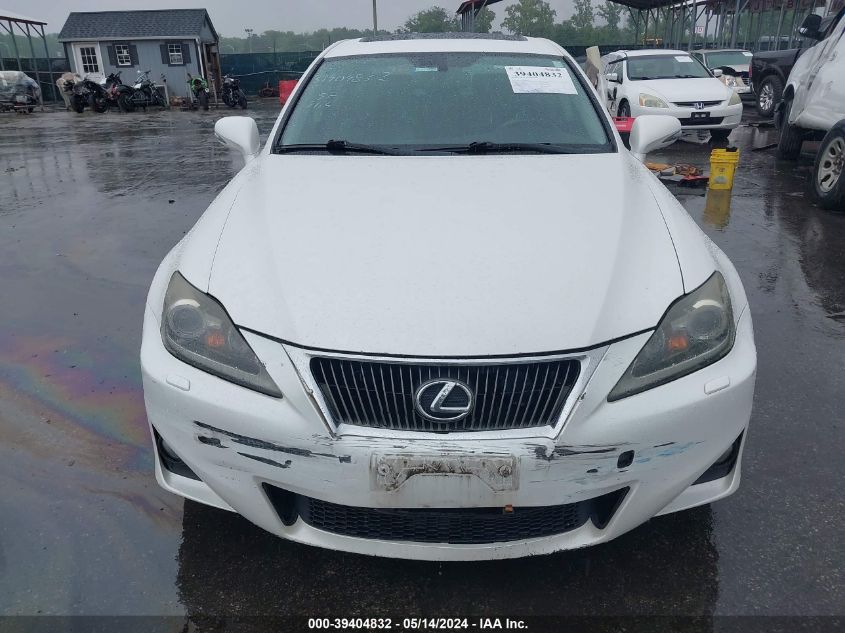 2011 Lexus Is 350 VIN: JTHCE5C29B5000978 Lot: 39404832