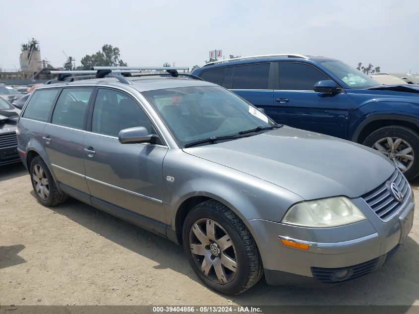 2003 Volkswagen Passat Glx VIN: WVWYH63B03E122909 Lot: 39404856