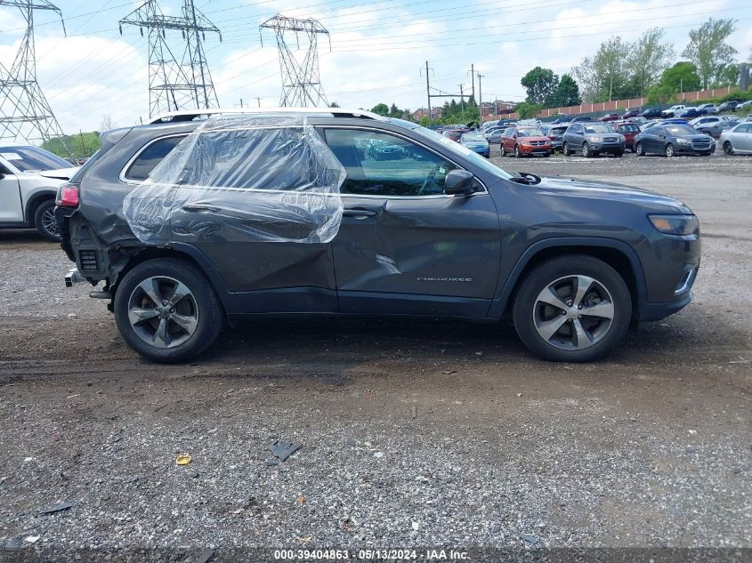 2020 Jeep Cherokee Limited 4X4 VIN: 1C4PJMDX3LD524329 Lot: 39404863