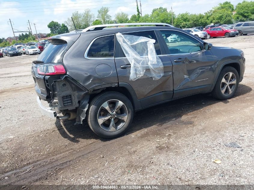 2020 Jeep Cherokee Limited 4X4 VIN: 1C4PJMDX3LD524329 Lot: 39404863