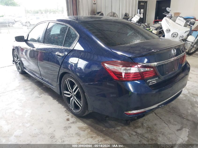 2017 Honda Accord Sport VIN: 1HGCR2F50HA134502 Lot: 39404864