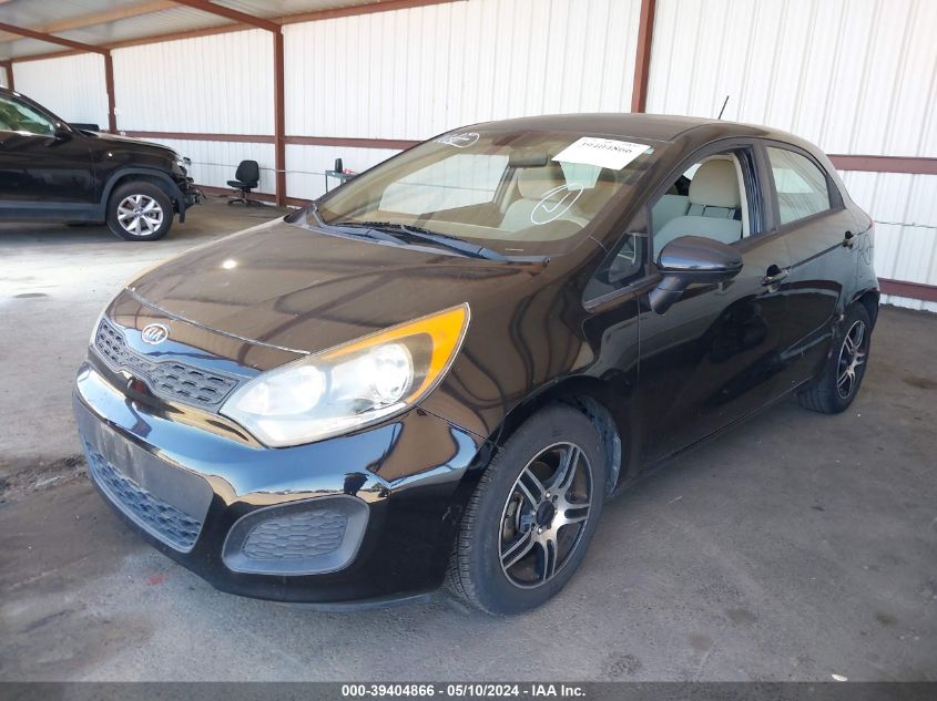 2012 Kia Rio5 Lx VIN: KNADM5A33C6041541 Lot: 39404866