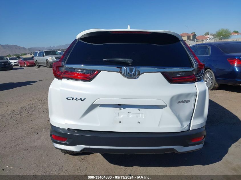 2022 Honda Cr-V Awd Ex-L VIN: 7FARW2H84NE037674 Lot: 39404880