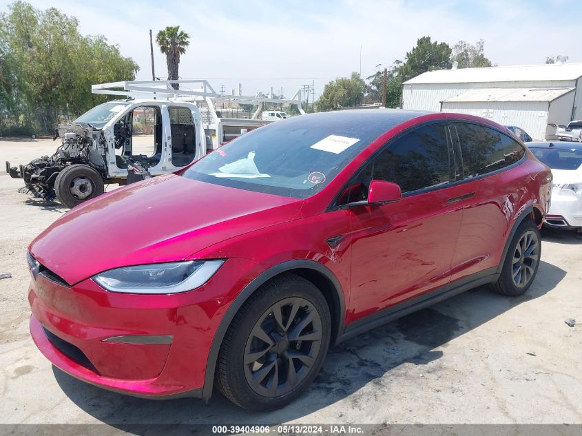 2023 Tesla Model X Dual Motor All-Wheel Drive/Standard Range VIN: 7SAXCDE56PF416294 Lot: 39404906