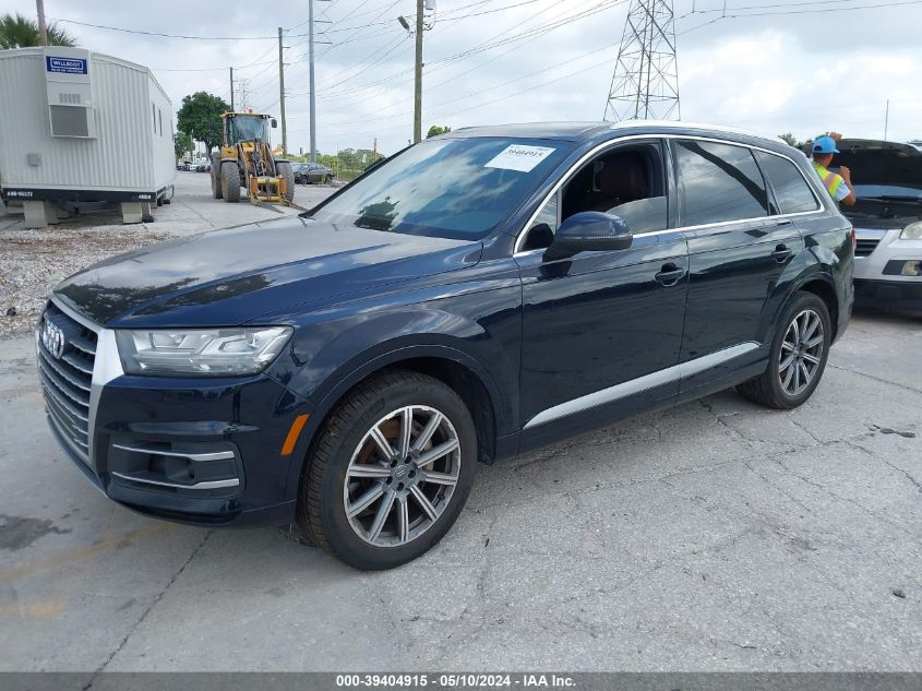 2017 Audi Q7 3.0T Premium VIN: WA1LAAF70HD024351 Lot: 39404915