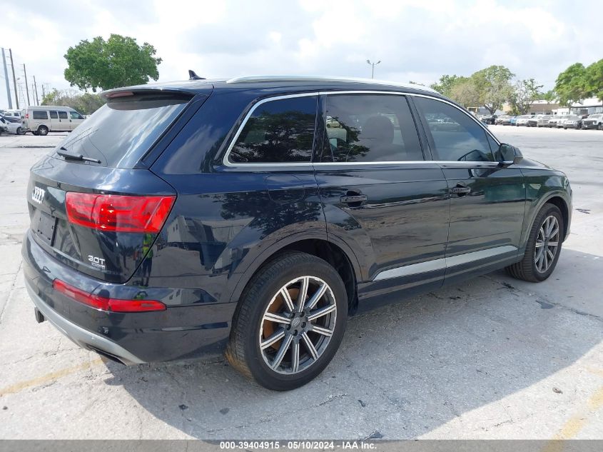 2017 Audi Q7 3.0T Premium VIN: WA1LAAF70HD024351 Lot: 39404915