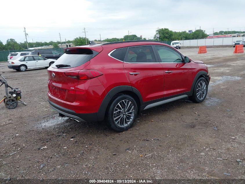 2021 Hyundai Tucson Ultimate VIN: KM8J3CAL0MU384054 Lot: 39404924