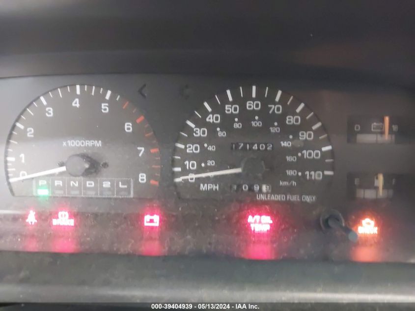 1995 Toyota T100 Xtracab Dx VIN: JT4VD22E2S0011910 Lot: 39404939