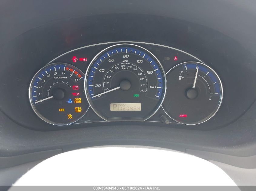 2010 Subaru Forester 2.5X VIN: JF2SH6AC8AH752109 Lot: 39404943