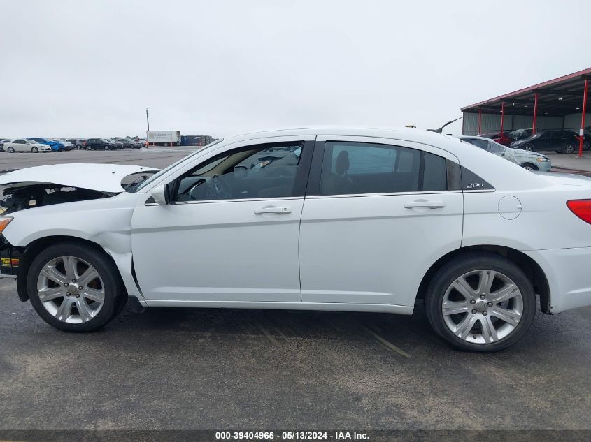 2012 Chrysler 200 Touring VIN: 1C3CCBBG2CN206474 Lot: 39404965