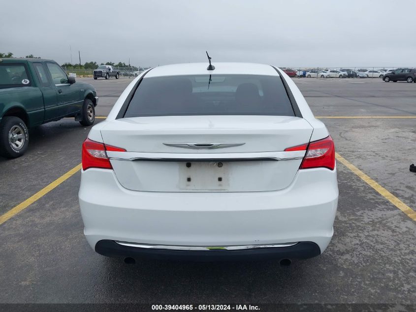 2012 Chrysler 200 Touring VIN: 1C3CCBBG2CN206474 Lot: 39404965