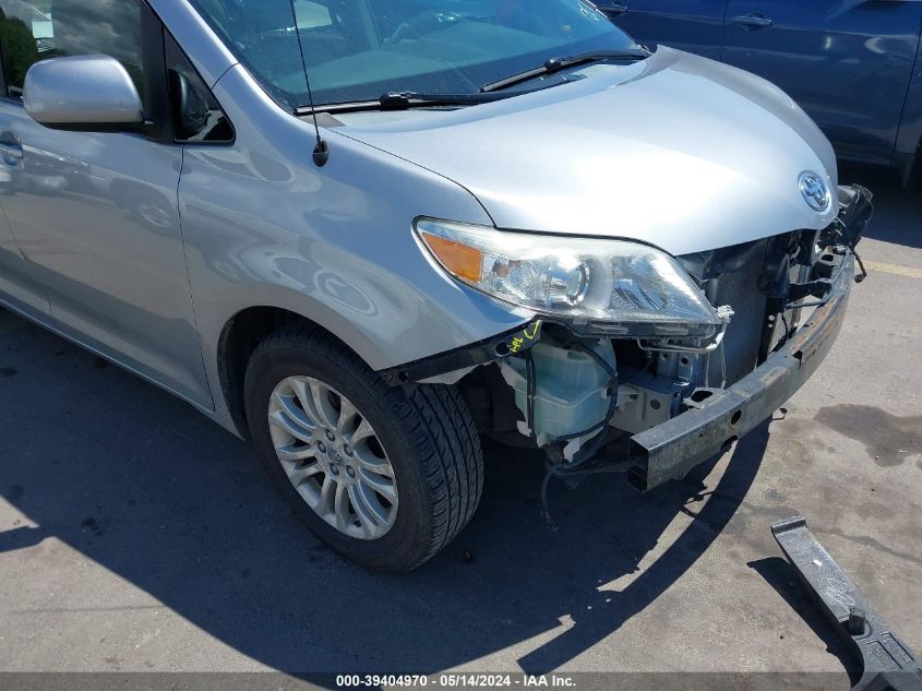 2013 Toyota Sienna Xle V6 8 Passenger VIN: 5TDYK3DC2DS301696 Lot: 39404970