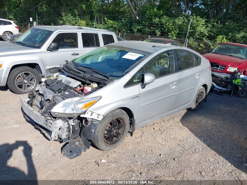 2013 Toyota Prius Two VIN: JTDKN3DU2D1646956 Lot: 39404972