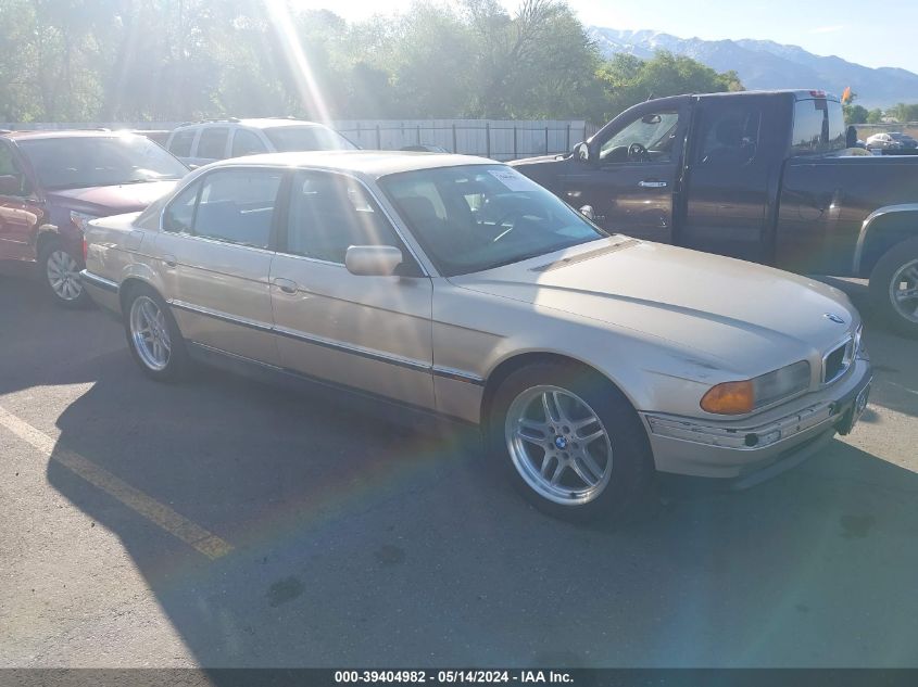 1998 BMW 740Il VIN: WBAGJ832XWDM22475 Lot: 39404982