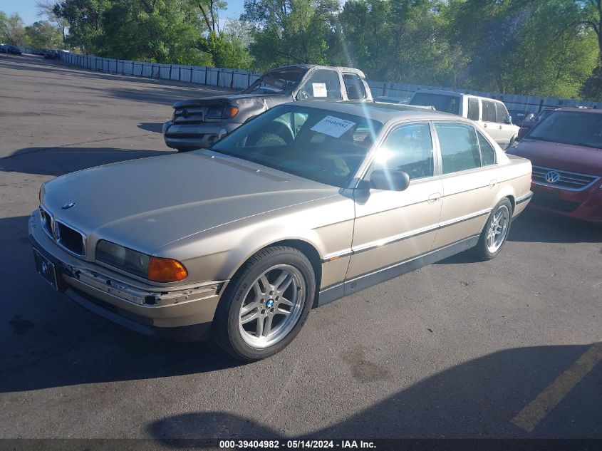 1998 BMW 740Il VIN: WBAGJ832XWDM22475 Lot: 39404982