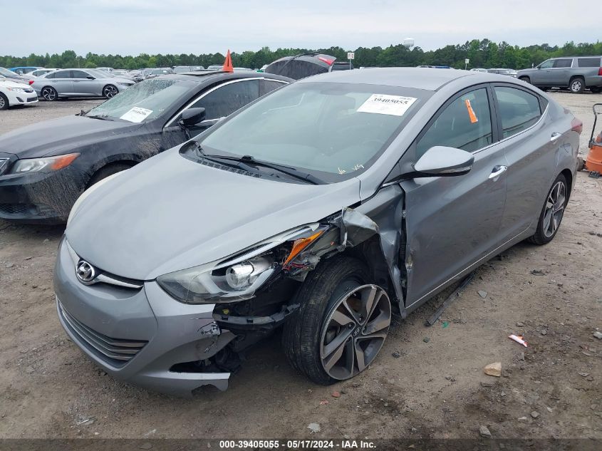 2014 Hyundai Elantra Limited VIN: KMHDH4AE1EU097023 Lot: 39405055