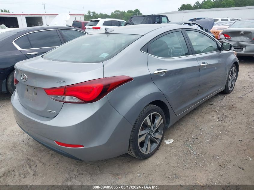 2014 Hyundai Elantra Limited VIN: KMHDH4AE1EU097023 Lot: 39405055