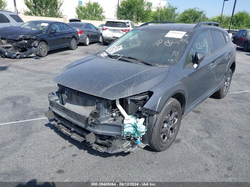 VIN JF2GTHSC3NH286268 2022 SUBARU CROSSTREK SPORT
