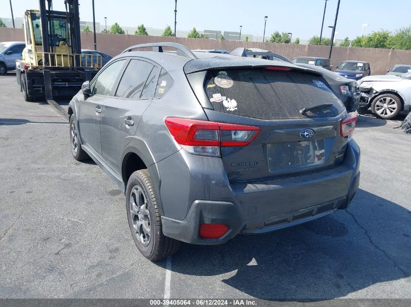 VIN JF2GTHSC3NH286268 2022 SUBARU CROSSTREK SPORT