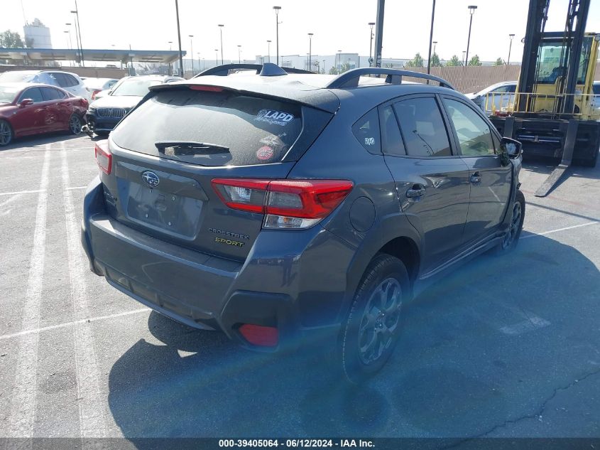 VIN JF2GTHSC3NH286268 2022 SUBARU CROSSTREK SPORT