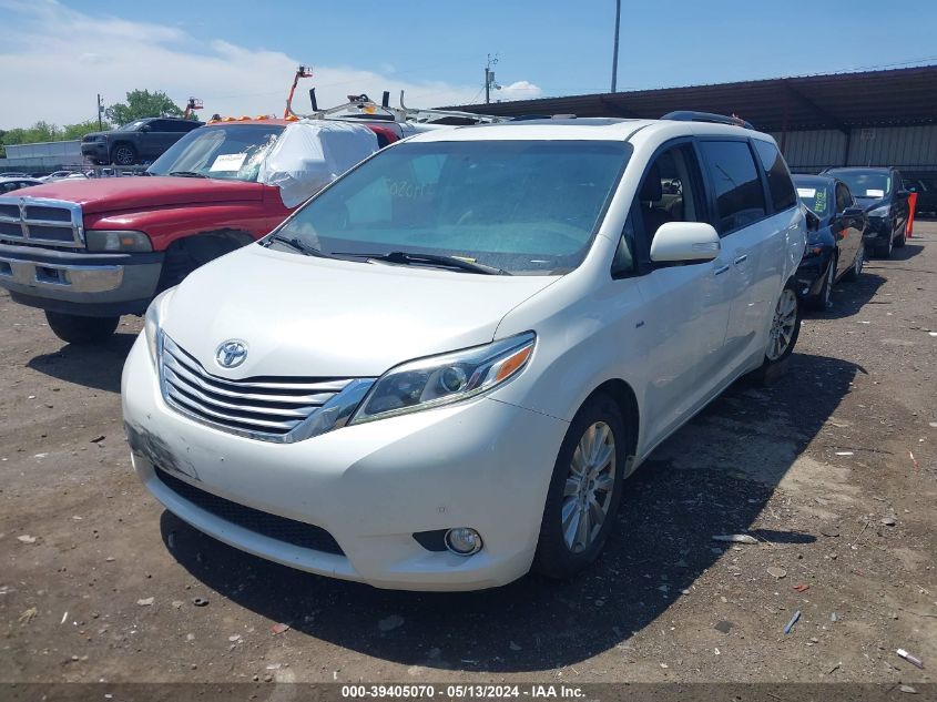 2017 Toyota Sienna Limited Premium 7 Passenger VIN: 5TDDZ3DC2HS179745 Lot: 39405070