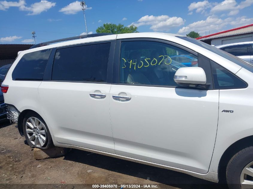 2017 Toyota Sienna Limited Premium 7 Passenger VIN: 5TDDZ3DC2HS179745 Lot: 39405070