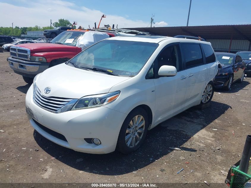 2017 Toyota Sienna Limited Premium 7 Passenger VIN: 5TDDZ3DC2HS179745 Lot: 39405070