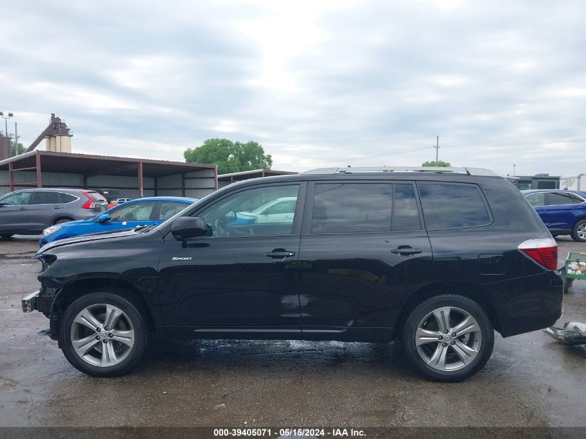 2009 Toyota Highlander Sport VIN: JTEES43A592143888 Lot: 39405071