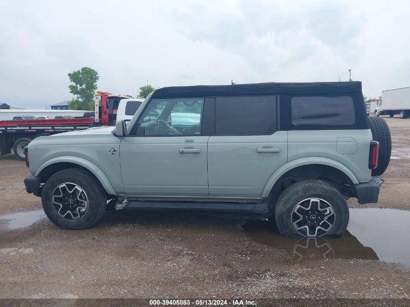 2022 Ford Bronco Outer Banks VIN: 1FMDE5BH9NLB72791 Lot: 39405083