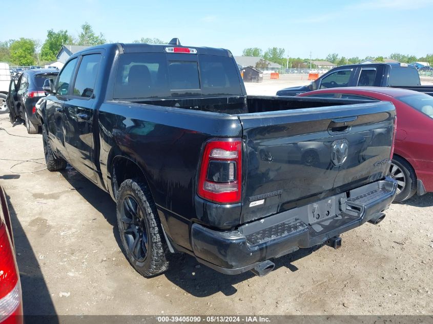 2021 Ram 1500 Big Horn 4X4 5'7 Box VIN: 1C6SRFFT9MN602527 Lot: 39405090