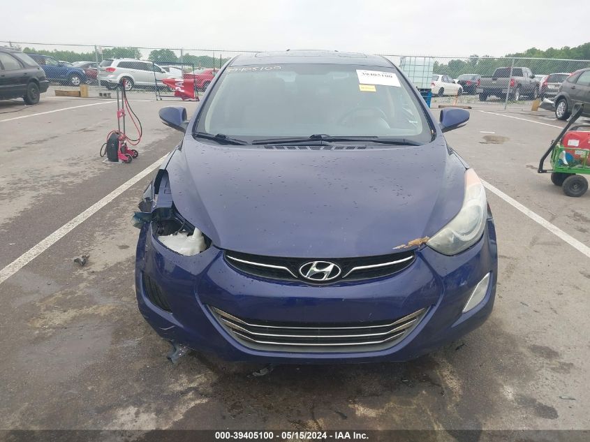 2013 Hyundai Elantra Limited VIN: 5NPDH4AE7DH248699 Lot: 39405100