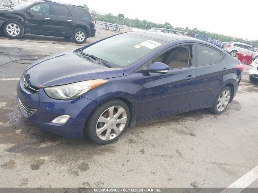 2013 Hyundai Elantra Limited VIN: 5NPDH4AE7DH248699 Lot: 39405100