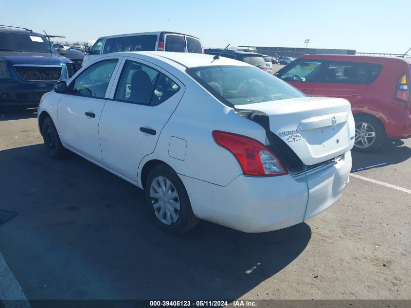 2014 Nissan Versa 1.6 S VIN: 3N1CN7AP5EL828402 Lot: 39405123