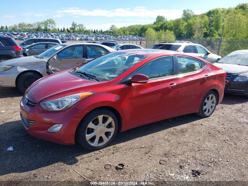 2011 Hyundai Elantra Limited (Ulsan Plant) VIN: KMHDH4AE2BU092702 Lot: 39405124