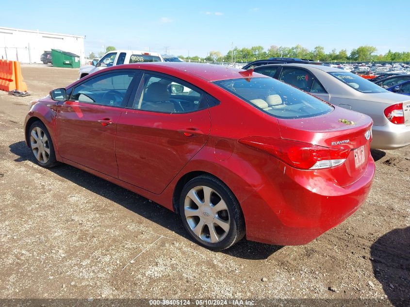 2011 Hyundai Elantra Limited (Ulsan Plant) VIN: KMHDH4AE2BU092702 Lot: 39405124