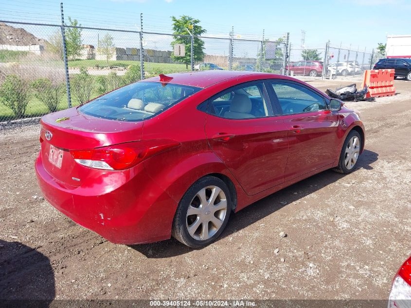 2011 Hyundai Elantra Limited (Ulsan Plant) VIN: KMHDH4AE2BU092702 Lot: 39405124