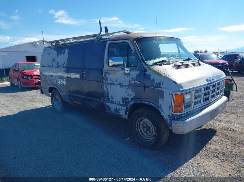 1992 Dodge Ram Van B250 VIN: 2B7HB21X5NK149451 Lot: 39405127