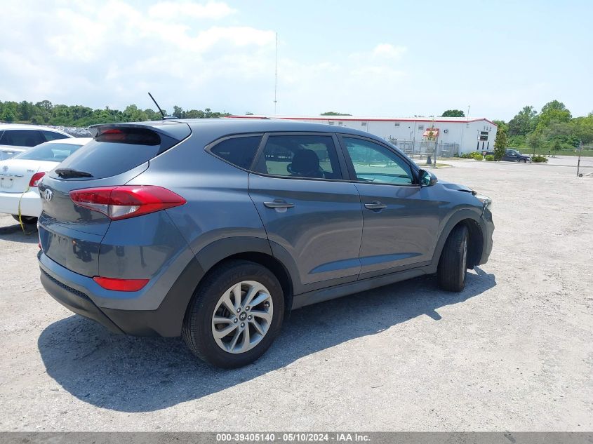 2017 Hyundai Tucson Se/Se Plus VIN: KM8J23A48HU258851 Lot: 39405140