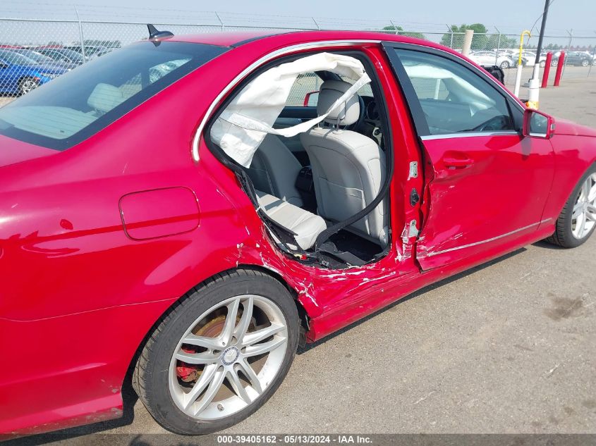 2014 Mercedes-Benz C 300 Luxury 4Matic/Sport 4Matic VIN: WDDGF8AB3ER311345 Lot: 39405162